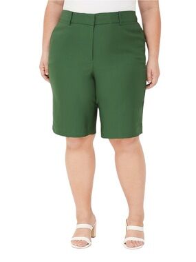 Lane Bryant 4 Season Bermuda Shorts Eden Green Size 22